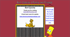 Desktop Screenshot of bartcassidy.com